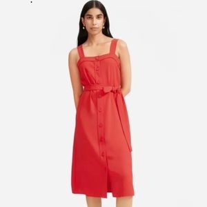 Everlane The Japanese GoWeave Picnic Dress in Red